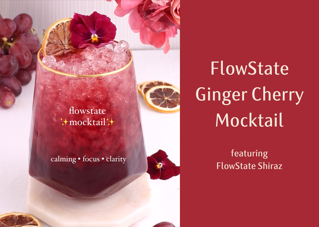 FlowState Ginger Cherry Mocktail