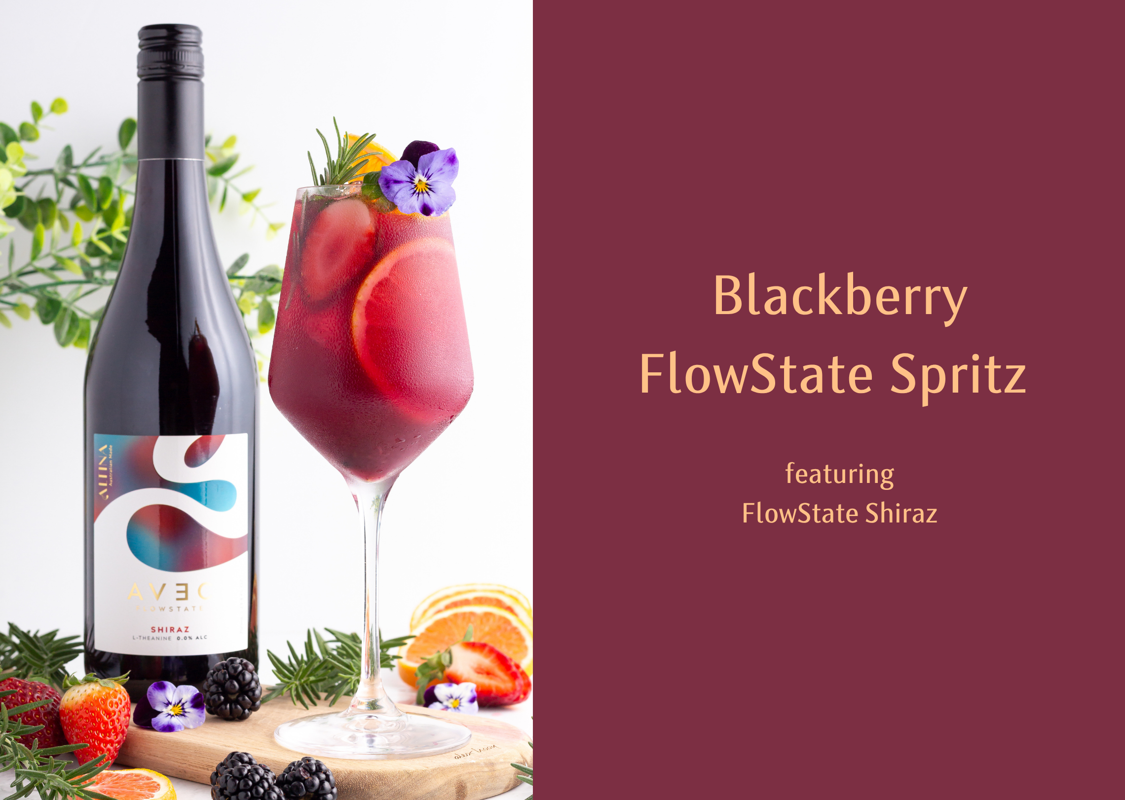 Blackberry FlowState Spritz Mocktail