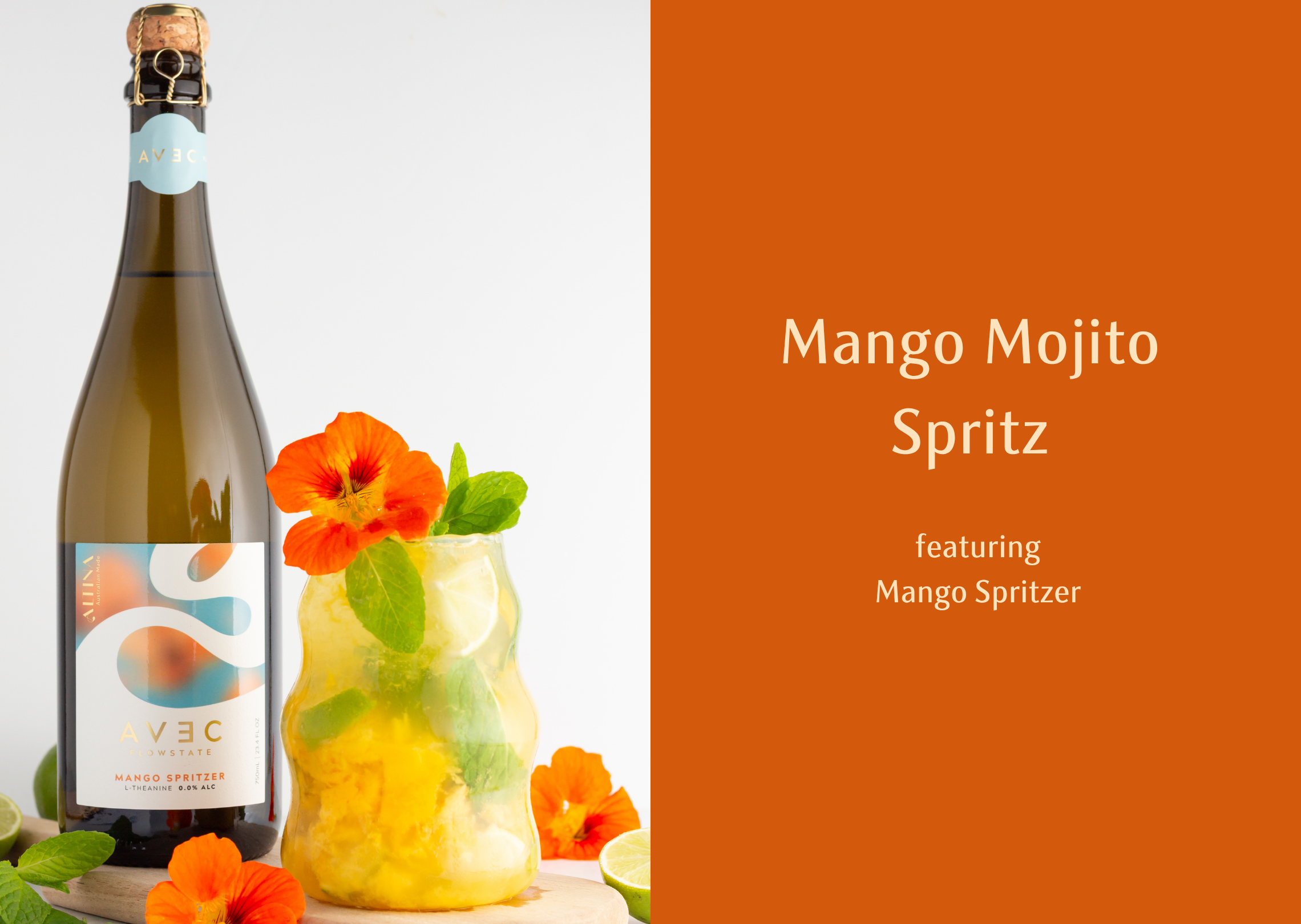 Mango Mojito Spritz Mocktail