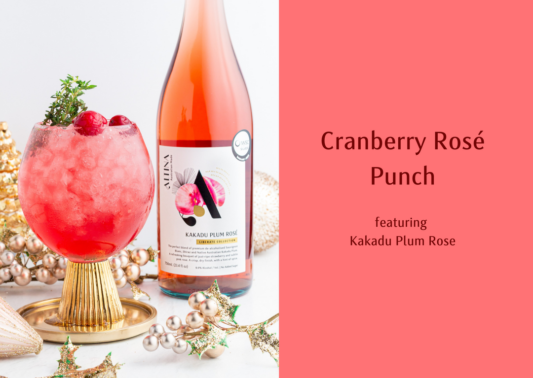 Cranberry Rosé Punch with Kakadu Plum Rosé